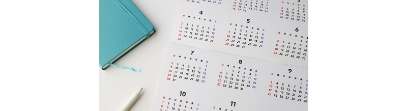 【カレンダー付き】合宿免許の予約が埋まりやすい日ランキング