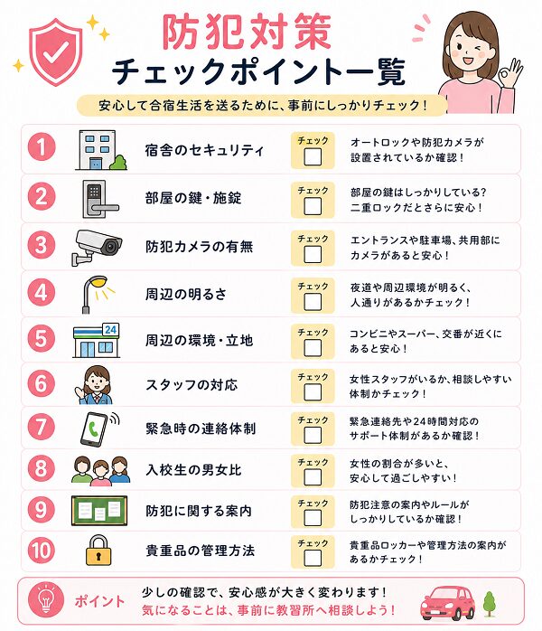 訪販対策チェックポイント一覧