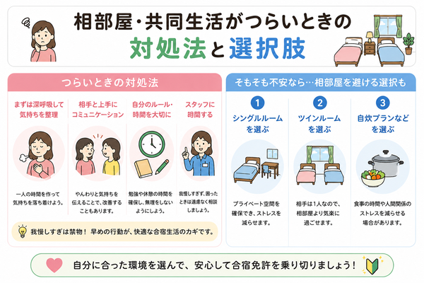 相部屋・共同生活がつらいときの対処法と選択肢